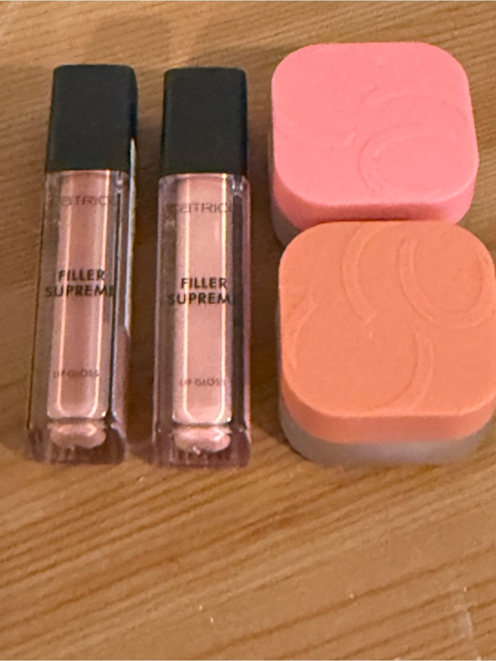 Catrice Bundle 2 Blush 2 Lip Filler- photos No. 050/030 Blush No. 020/050 Lip Fi